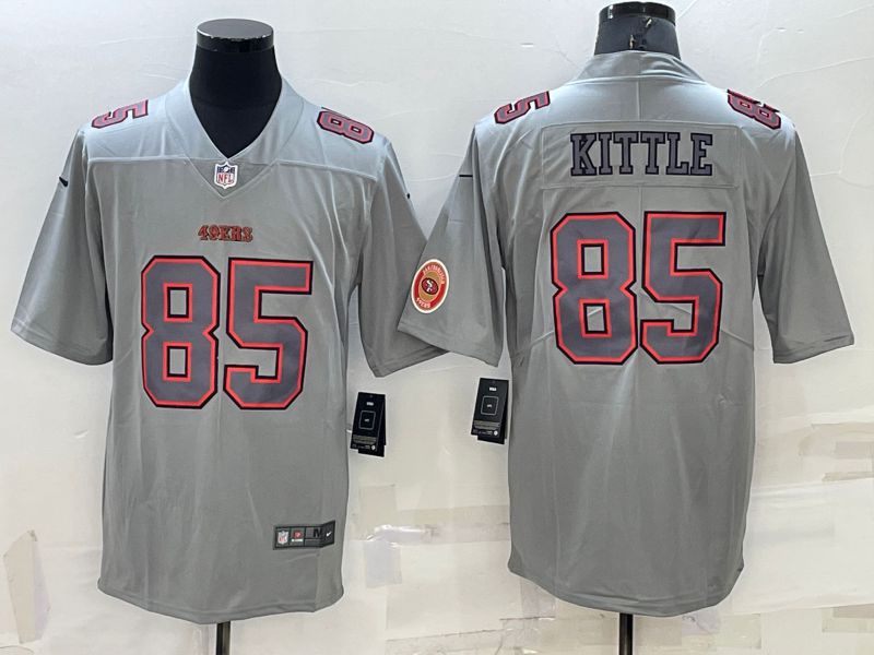 Men San Francisco 49ers #85 Kittle Grey 2022 Nike Limited Vapor Untouchable NFL Jerseys->san francisco 49ers->NFL Jersey
